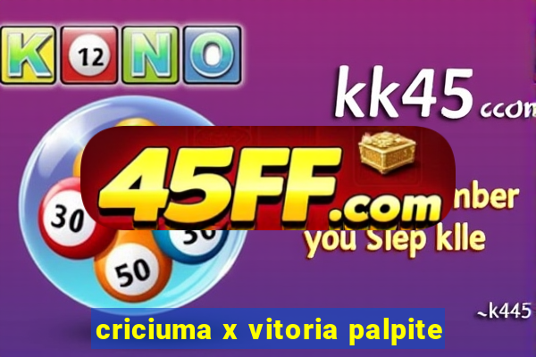 criciuma x vitoria palpite